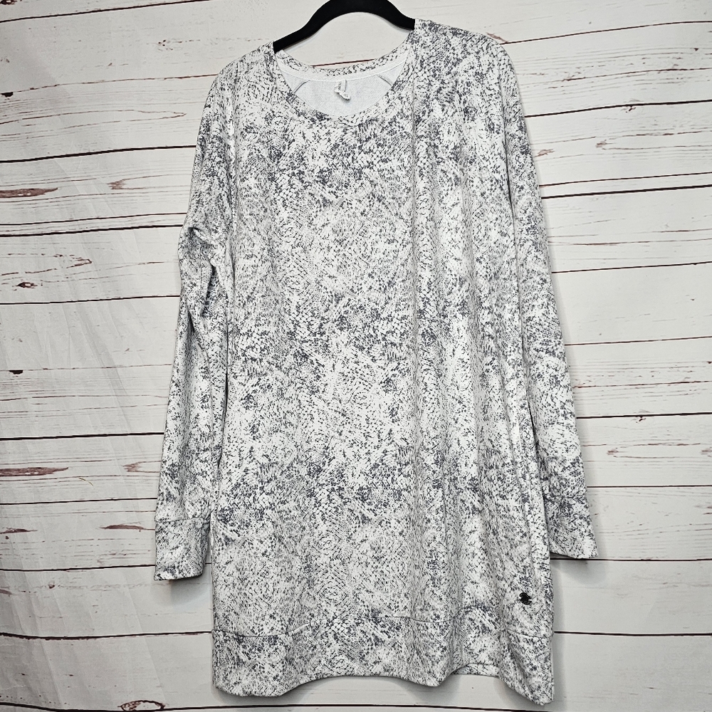 Ideology Snakeskin Sweatshirt Dress